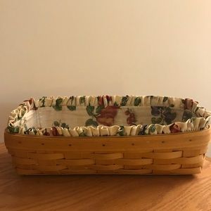 1996 Longaberger bread/fruit basket